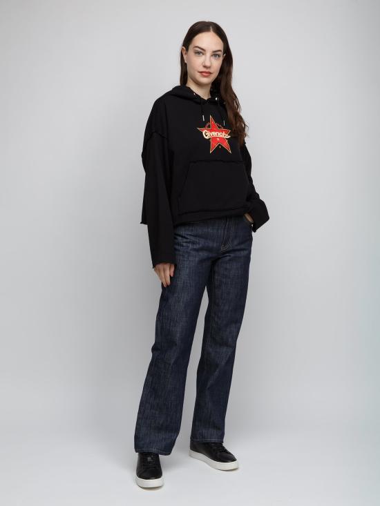  지방시 후드 티셔츠 GIBWJ0303ZA4001SG BLACK - GIVENCHY