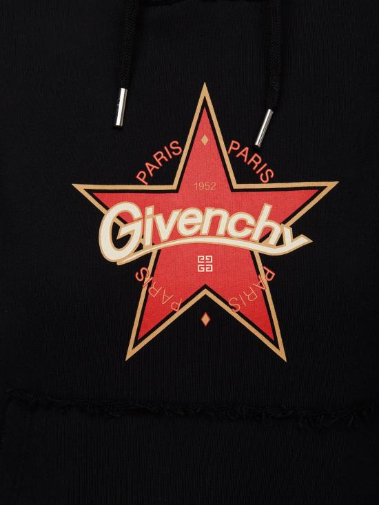 지방시 후드 티셔츠 GIBWJ0303ZA4001SG BLACK - GIVENCHY