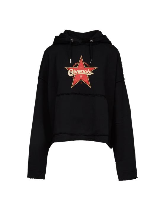  지방시 후드 티셔츠 GIBWJ0303ZA4001SG BLACK
