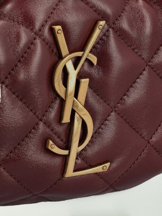 26FW 생로랑 퀼팅 나파 가죽 이카리노 백 퀼팅 나파 가죽 이카리노 백 851689 BORDEAUX - SAINT LAURENT