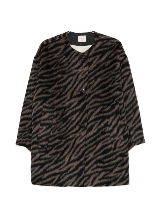 26FW 알리지 코트 166929 A6239TIGRE BLACK