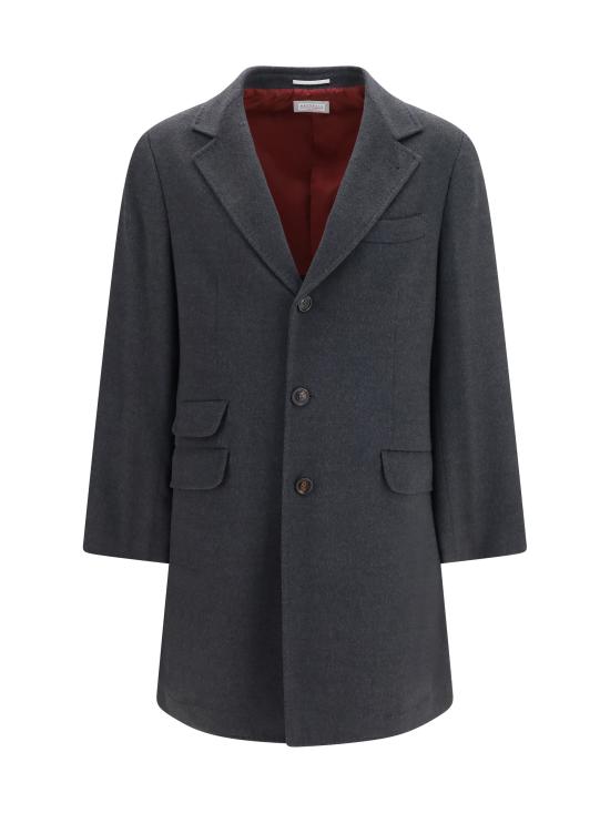 26FW 브루넬로 쿠치넬리 코트 MV4679039 CG03C CHARCOAL