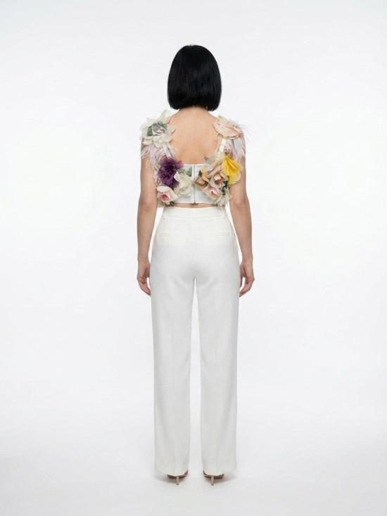  돌체앤가바나 바디수트 티셔츠 DOF74E7ZGDU21S8400SG WHITE - DOLCE & GABBANA