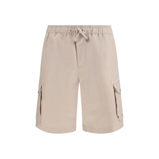 26SS 브루넬로 쿠치넬리 숏팬츠 BRMH255U0025C2438BB BEIGE