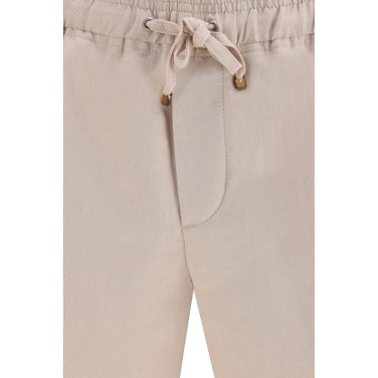 26SS 브루넬로 쿠치넬리 숏팬츠 BRMH255U0025C2438BB BEIGE - BRUNELLO CUCINELLI