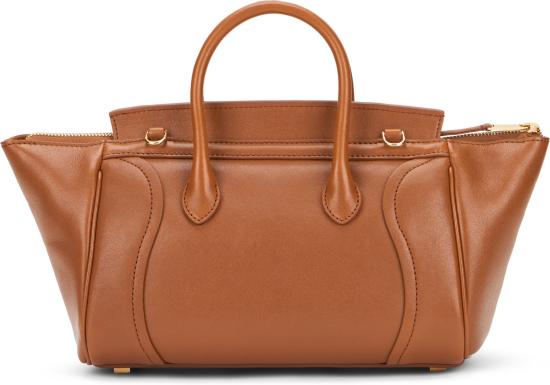  셀린느 스몰 뉴 러기지백 서플 샤이니 램스킨 124213GW2 BROWN - CELINE