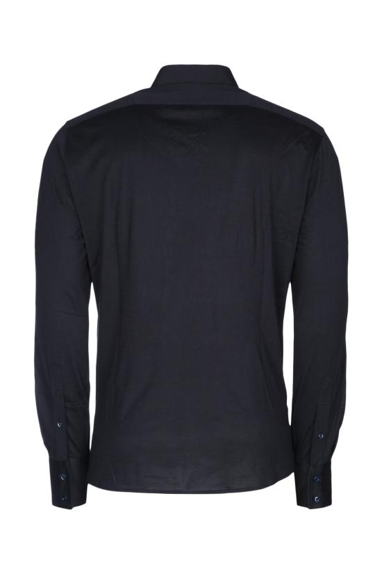 26FW 브루넬로 쿠치넬리 스프레드 칼라 경량 저지 셔츠 MH8366686 C4425 NAVY - BRUNELLO CUCINELLI