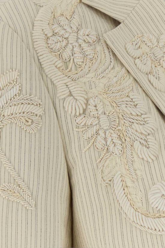 26SS 드리스 반 노튼 자켓 2610104233360 005 BEIGE - DRIES VAN NOTEN