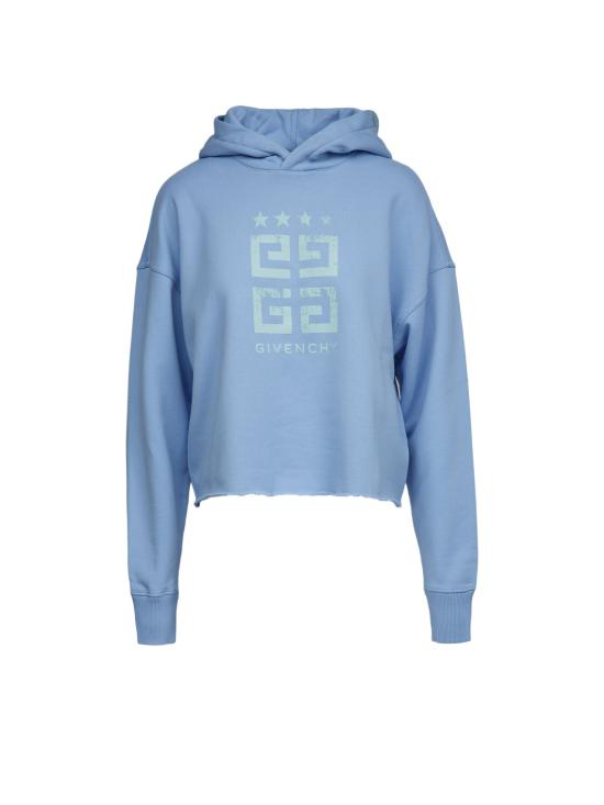  지방시 후드 티셔츠 GIBWJ04C3YEL452SG BLUE