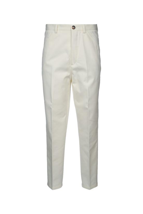  브루넬로 쿠치넬리 팬츠 ME262H0660 C7182 WHITE