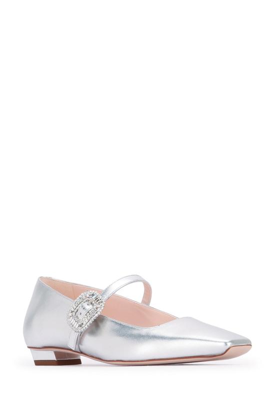 25FW 로저비비에 플랫 슈즈 RVW00743300KAC B200 SILVER - ROGER VIVIER
