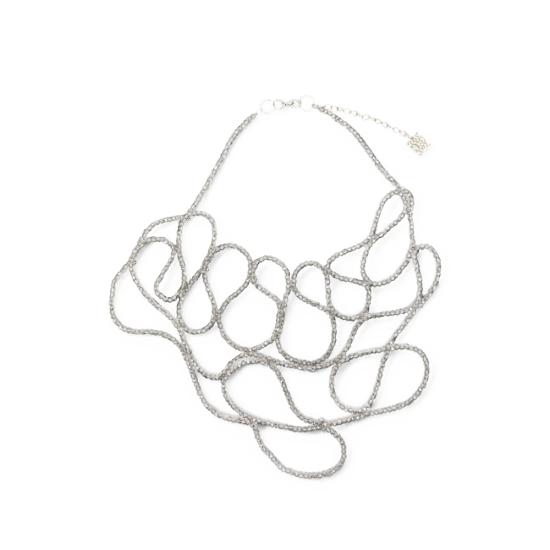 26FW 빠니깔레 목걸이/팬던트 D39NECKLACE3 0930 SILVER GREY
