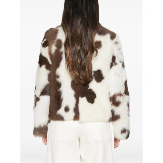 26FW 시모네타 자켓 F06JA371H41 SPWHI WHITE BROWN - SIMONETTA