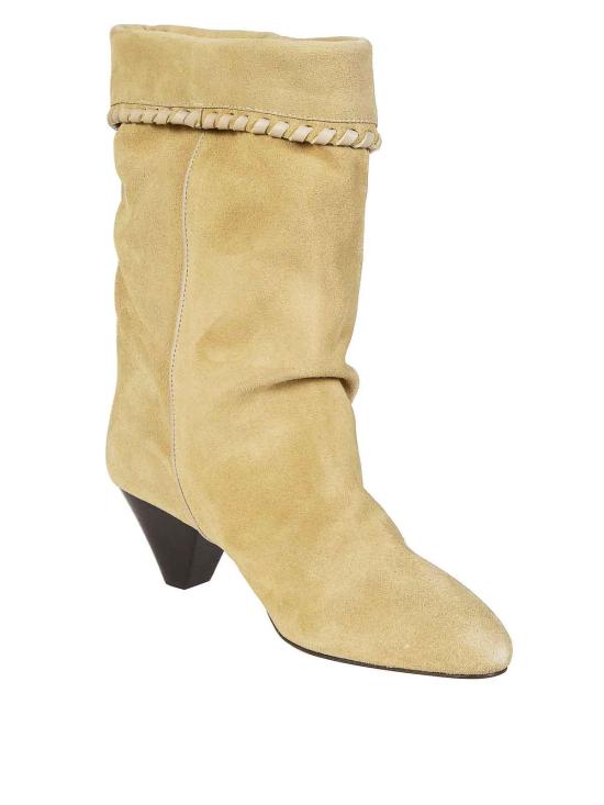 26SS 이자벨마랑 달비 드레이프 스웨이드 카프스킨 레더 부츠 BO0188FBC1A20S90DB BEIGE - ISABEL MARANT