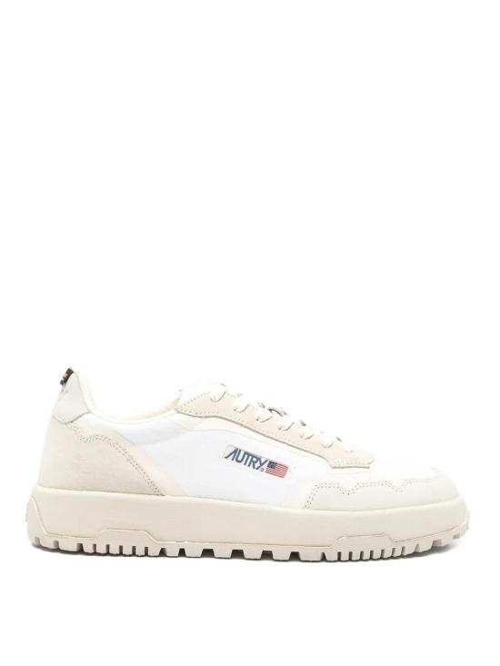 26SS 오트리 WILDPACE 로우 스니커즈 립스탑 나일론 가죽 LDLMCO09 Beige