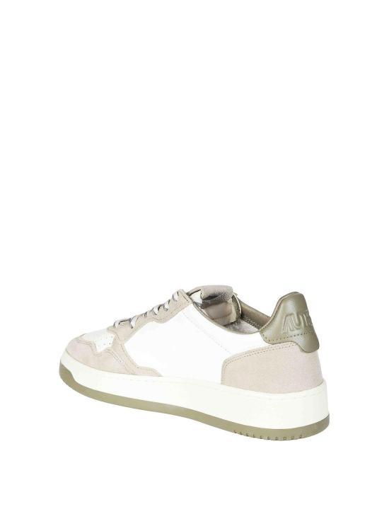 26FW 오트리 메달리스트 로우 스니커즈 AULMBW07WHTLICORICE BEIGE - AUTRY