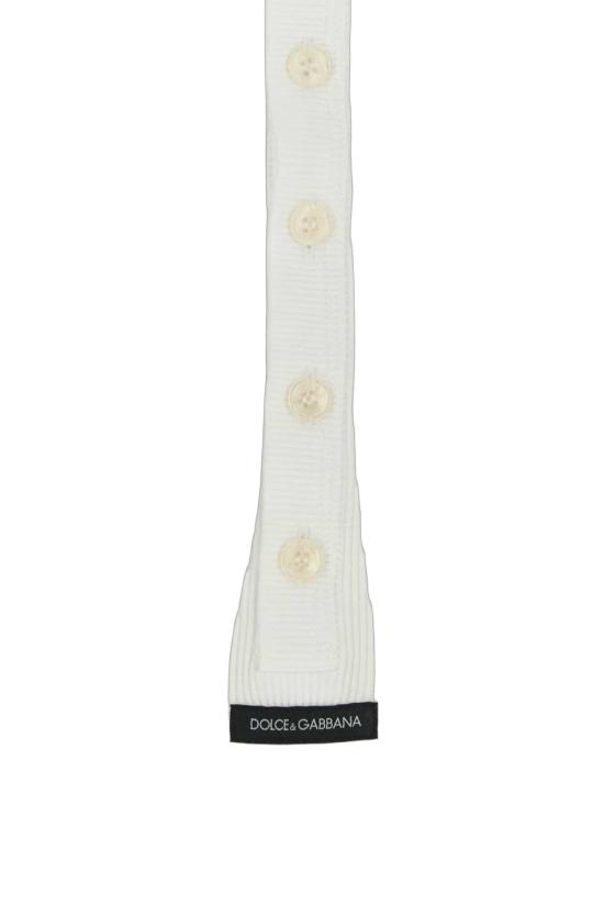 26FW 돌체앤가바나 로고 라벨 코튼 세라피노 티셔츠 G8PG8TG7P3J W0800 WHITE - DOLCE & GABBANA