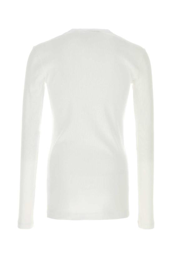 26FW 돌체앤가바나 로고 라벨 코튼 세라피노 티셔츠 G8PG8TG7P3J W0800 WHITE - DOLCE & GABBANA