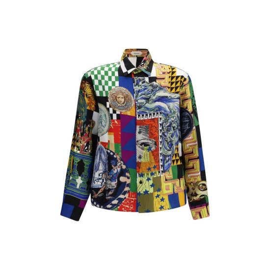 26FW 베르사체 셔츠 VE10245201A192705X000BB MULTICOLOR