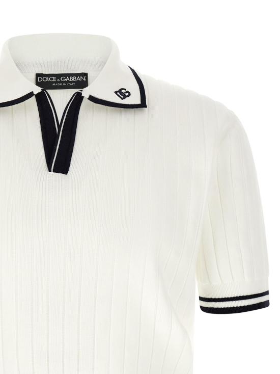 26FW 돌체앤가바나 탑 DO341066BM WHITE - DOLCE & GABBANA