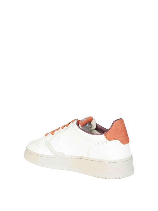 26FW 오트리 메달리스트 로우 스니커즈 AULMNE17PUMPKINSAND WHITE - AUTRY