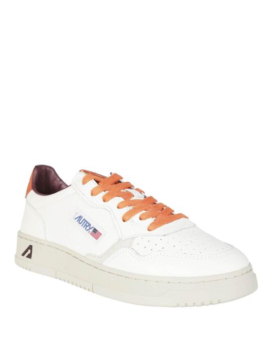 26FW 오트리 메달리스트 로우 스니커즈 AULMNE17PUMPKINSAND WHITE - AUTRY