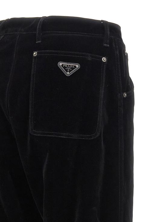  프라다 팬츠 PR301276BM BLACK - PRADA