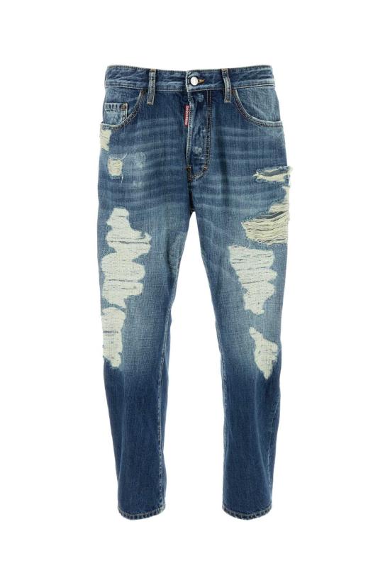 25FW 디스퀘어드2 데님 팬츠 S74LB1752D30011 470 NAVY