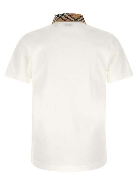 26FW 버버리 폴로 티셔츠 8126966CHALK White - BURBERRY