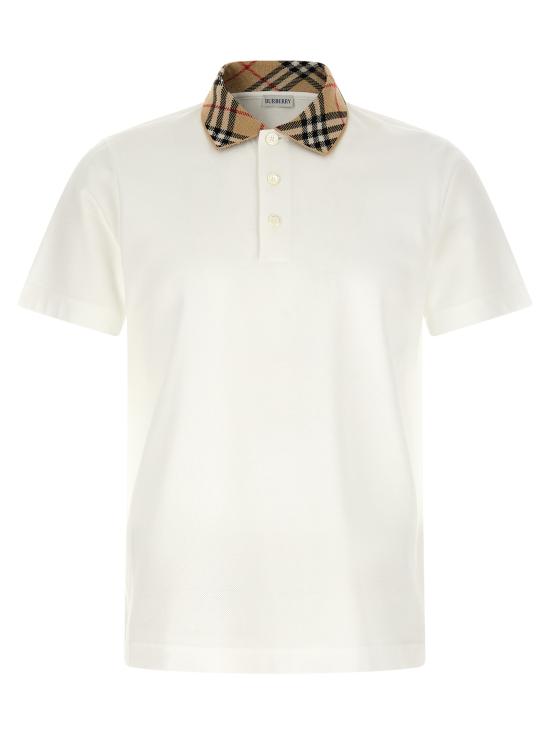 26FW 버버리 폴로 티셔츠 8126966CHALK White
