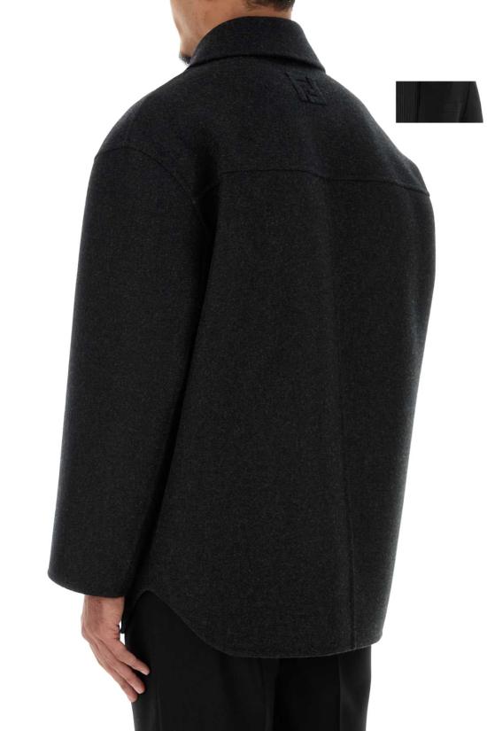 25FW 펜디 코트 FW1415AOYA F0TY6 GRAY - FENDI