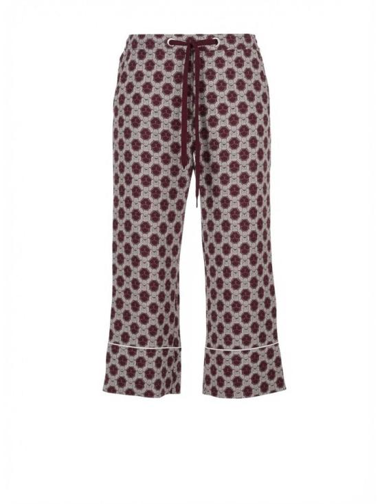  핑코 팬츠 1G12D0 6230 SN1 40 Pinko BURGUNDY