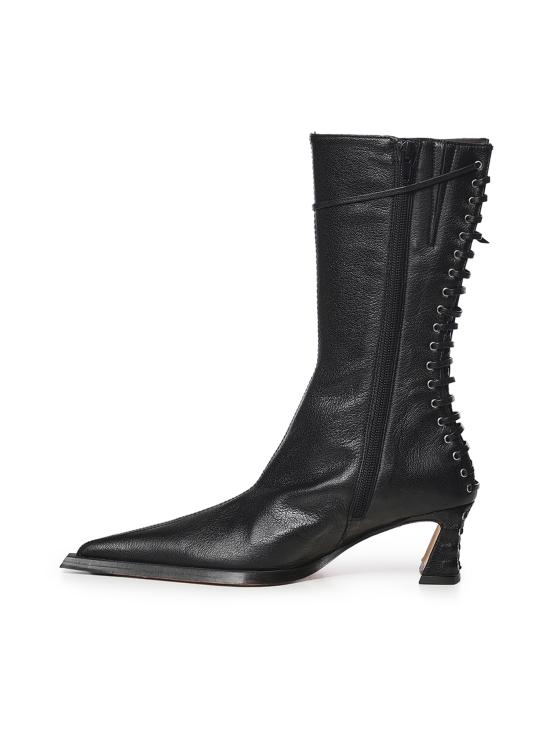 26FW 미스타 부츠 MI5895 BLACK - MIISTA