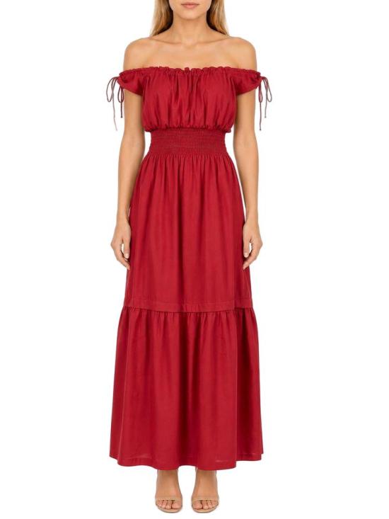  핑코 원피스 1G12BV Y2ZU R58 40 Pinko RED - PINKO