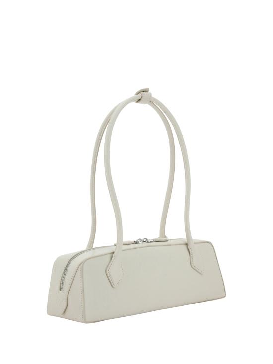 26SS 알라이아 르 테켈 미디움 레더 숄더백 AA1S06033CA212 WHITE - ALAIA