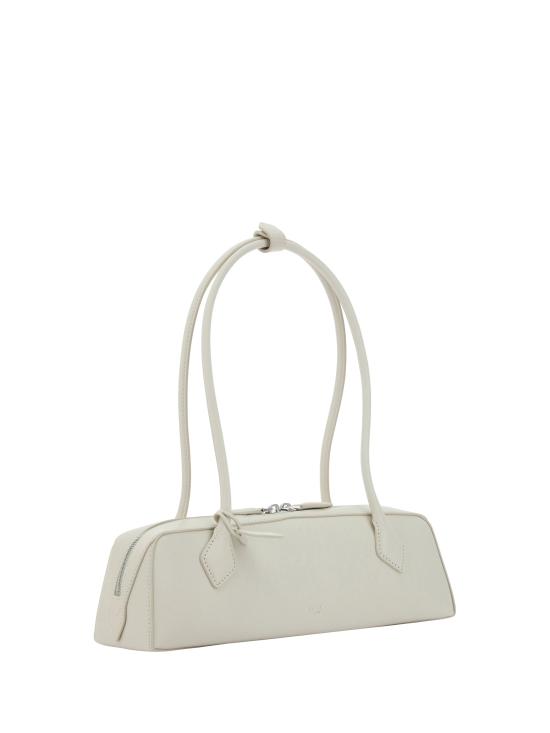 26SS 알라이아 르 테켈 미디움 레더 숄더백 AA1S06033CA212 WHITE - ALAIA