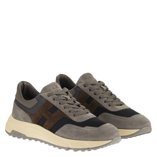 26FW 호간 하이퍼 라이트 스니커즈 HXM5630FR30VFW GREY BROWN - HOGAN