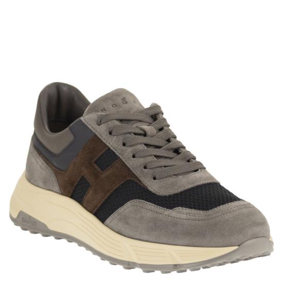 26FW 호간 하이퍼 라이트 스니커즈 HXM5630FR30VFW GREY BROWN - HOGAN