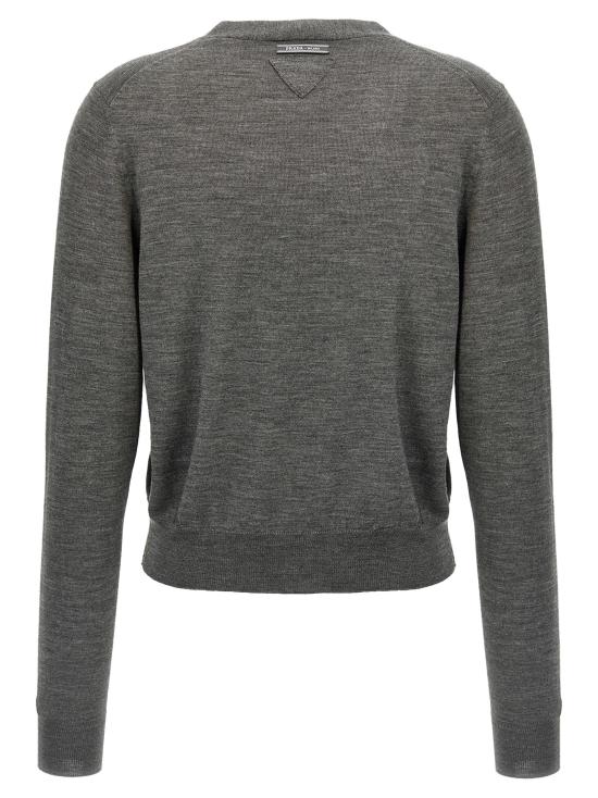  프라다 가디건 PR304379BM GRAY - PRADA