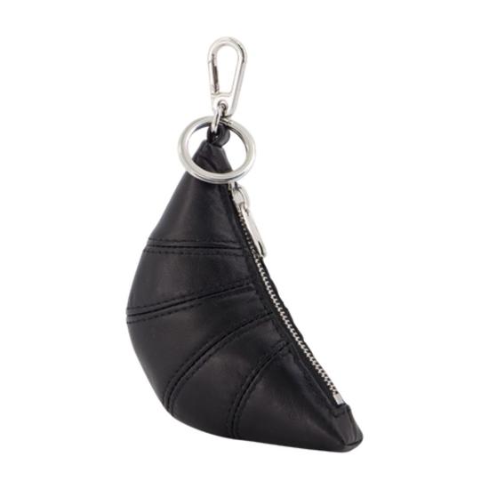 26FW 르메르 크루아상 미니 키링 SL0082 LL095 BK999 BLACK