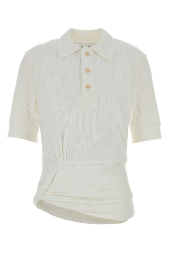 26SS 빅토리아 베컴 폴로 티셔츠 1126JTP006969A 6 WHITE