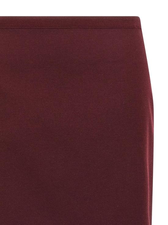 25FW 미우미우 스커트 MI319874BM BURGUNDY - MIU MIU
