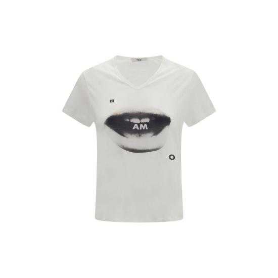 26FW 펜디 폴로 티셔츠 FEFS9805B19YF0QM0BB WHITE