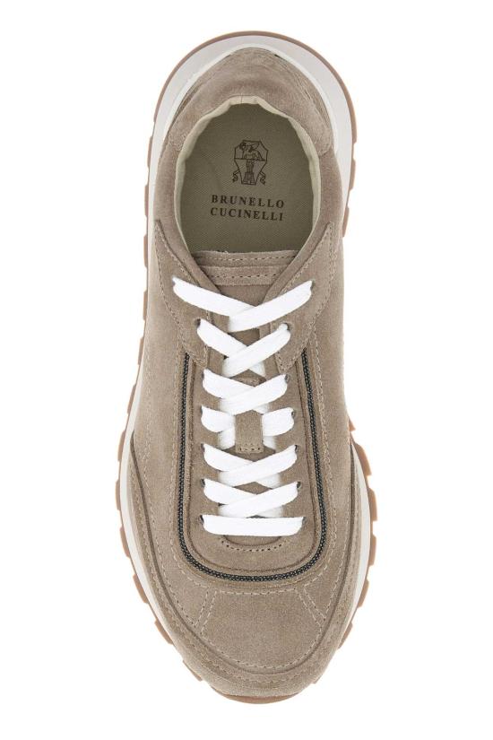 26FW 브루넬로 쿠치넬리 스니커즈 MZSFG3318 C5859 BEIGE - BRUNELLO CUCINELLI
