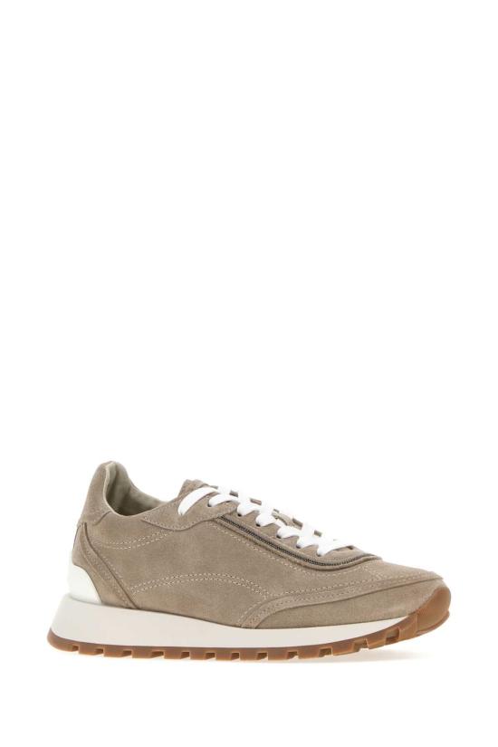 26FW 브루넬로 쿠치넬리 스니커즈 MZSFG3318 C5859 BEIGE - BRUNELLO CUCINELLI