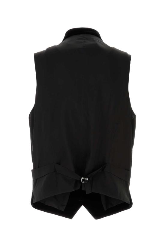 26FW 조르지오 아르마니 베스트 GM004486TE10046 UC001 BLACK - GIORGIO ARMANI