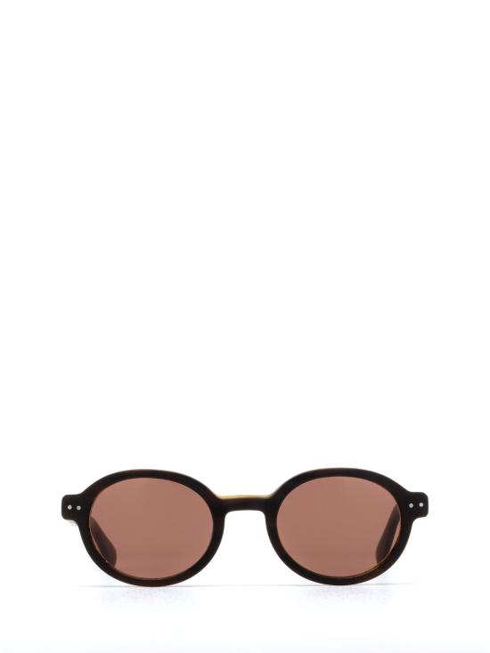 26FW 어게이즈 선글라스 ORUS SUN MATT BROWN STRIPE BROWN