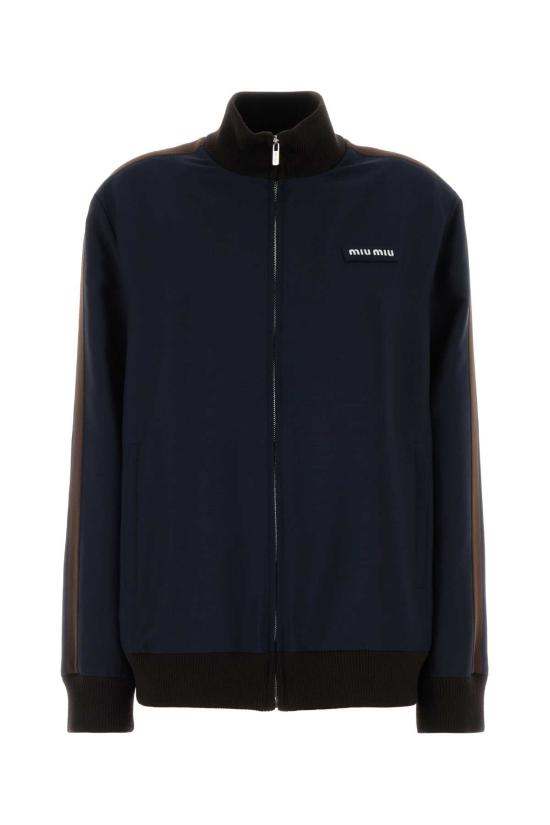 26FW 미우미우 키드 모헤어 블루종 자켓 ML1502SOOO12I1 F0124 NAVY