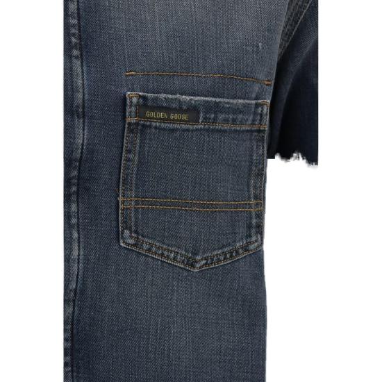 26FW 골든구스 셔츠 GOGMP02757P00265450100BB BLUE - GOLDEN GOOSE