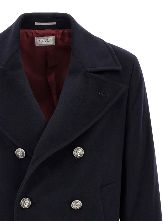 26FW 브루넬로 쿠치넬리 코트 BR340843BM NAVY - BRUNELLO CUCINELLI